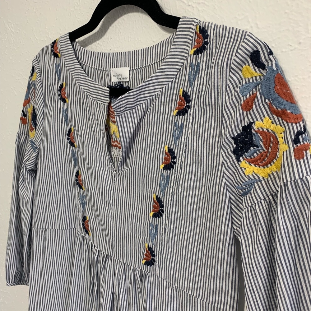 Madison & Berkeley Embroidered Dress